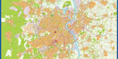 Mapa de Burdeos de la tienda